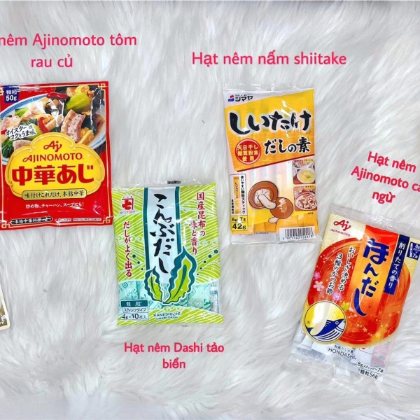 Hạt nêm Ajinomoto cho trẻ Nhật Bản