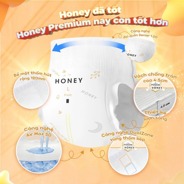 Tả quần Premium Honey